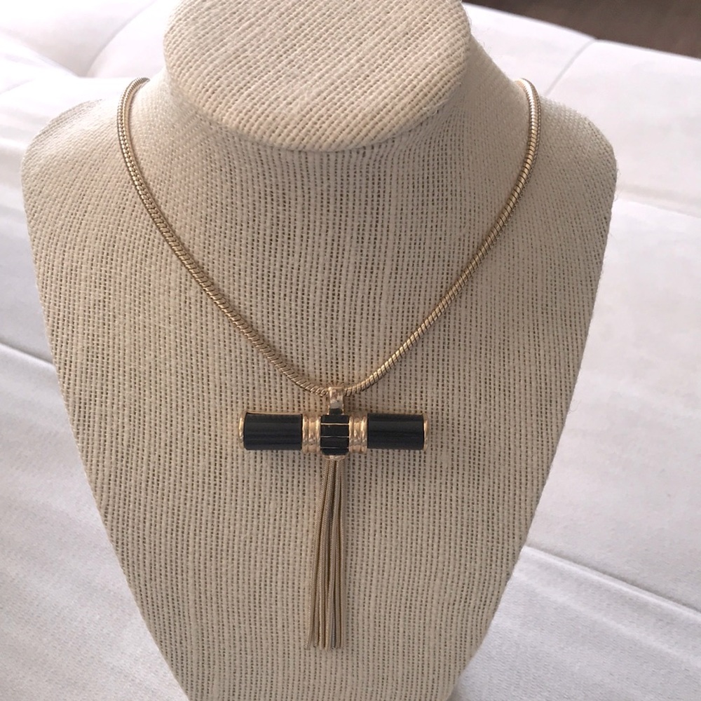 Banana Republic long tassle necklace